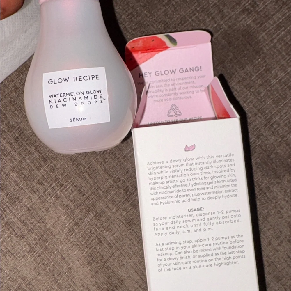 Glow Recipe Watermelon Glow Niacinamide Dew Drops Serum 40ml — NEW